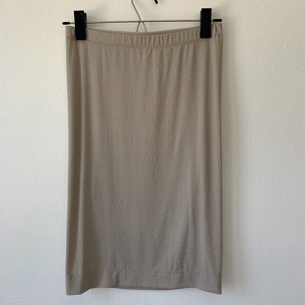 90s Donna Karan slinky bodycon pencil skirt